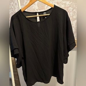 Bobeau blouse, black. Size large